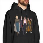 All Five Modern Doctors - Doctor Who Hoodie