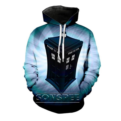 Dr Who 3D Printed Hoodies