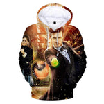 Dr Who Long Sleeve Hooded Shirt