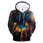 Dr Who Long Sleeve Hooded Shirt