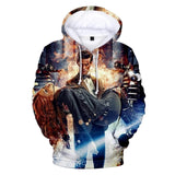 Dr Who Long Sleeve Hooded Shirt