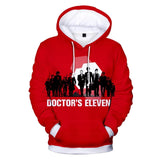 Dr Who Long Sleeve Hooded Shirt